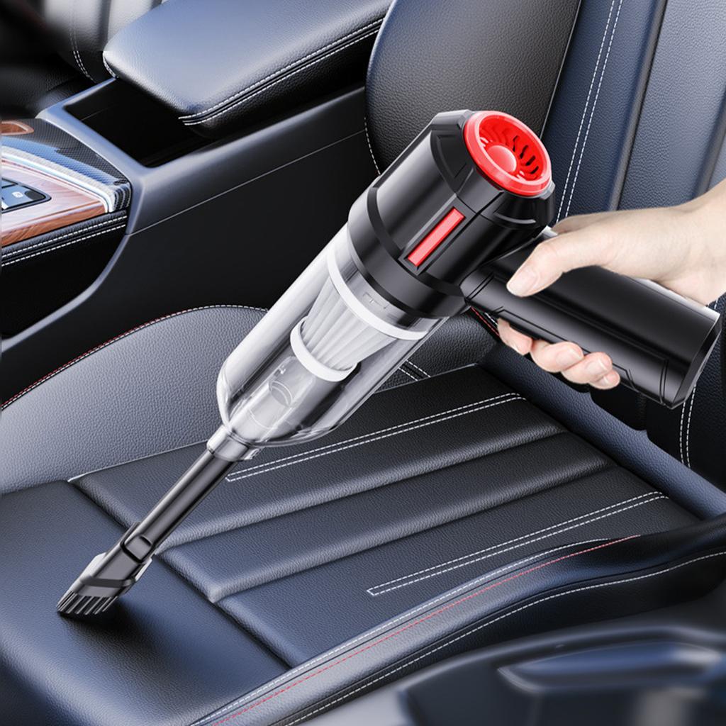Autostaubsauger, 9000 PA, hohe Leistung, geräuscharm, kabellos, tragbar, Handstaubsauger für Zuhause, Schwarz