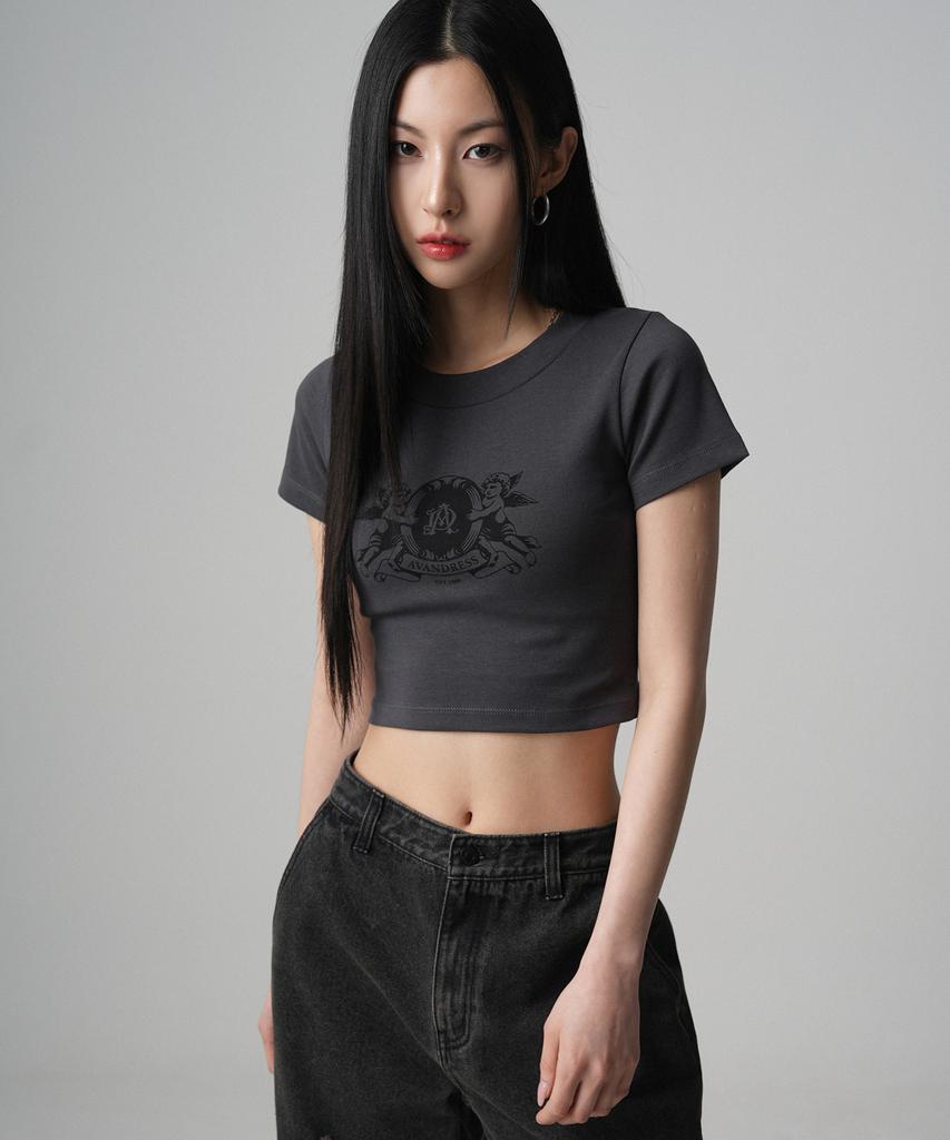 AVANDRESS Angel Crop T-Shirt - 3Col