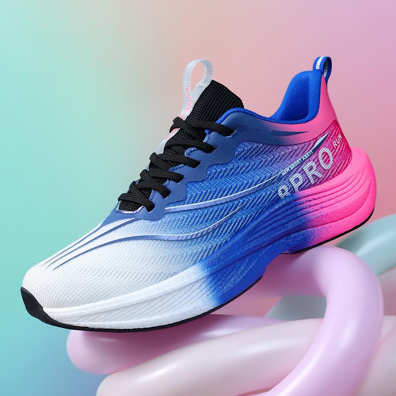 

Новые сверхлегкие амортизирующие кроссовки на карбоновой подошве мужские нескользящие тренировочные кроссовки для бега для учеников средней школы 45