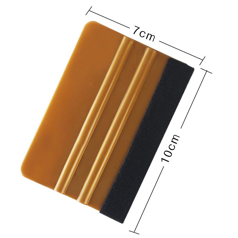 Transparente Autofolie Werkzeug - Unsichtbarer Folienrakel mit Tuch für Farbwechsel