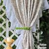 French Rococo Light Luxury Curtain Finished Semi-blackout Vintage Jacquard Princess Lace Hook Punch Bedroom Curtain