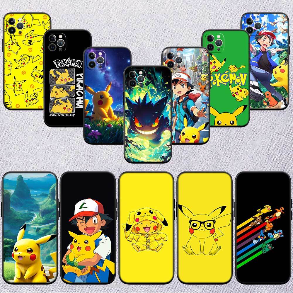 Pokemon Cute Case for Samsung Note 20 10 S25 Plus Ultra Lite FE M20 M21 M30 M31 M51 A11 A26 A51 A52 A53 A56 A70 A71 A72 A73