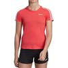Adidas T Shirts Women's Pink Crew Neck Moderate Straight Fit FM6431
