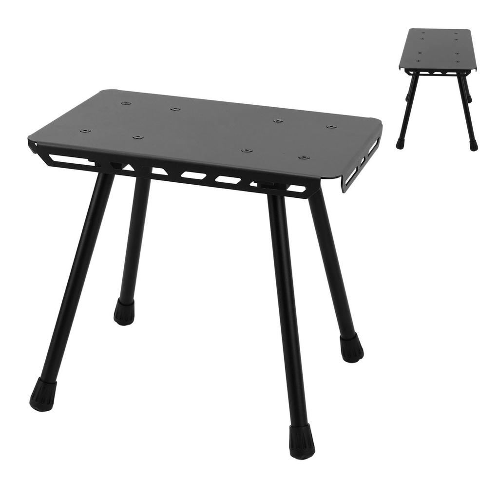 Portable Folding Stool Lightweight Aluminum Oxford Fabric Seat Cushion 330.7lbs Load Bearing Fishing Camping Chair for Hiking