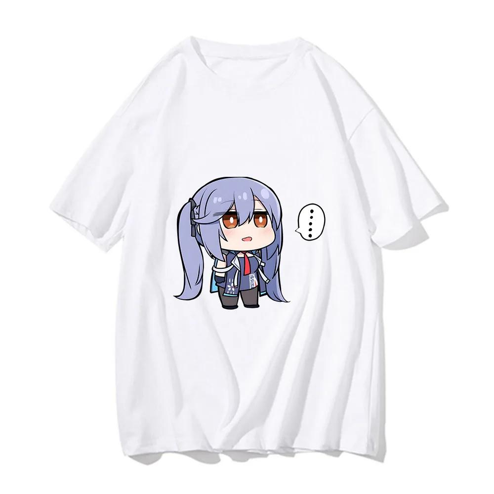 Azur Lane Essex Men Clothing Oversized Printed T-shirt Summer Casual Tops Short Sleeve Basic Tees Pullover Polyester Originality