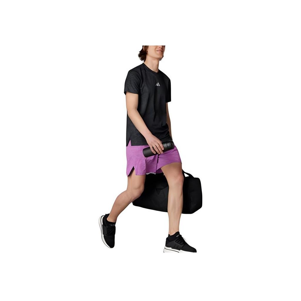 Adidas Heat.Rdy Hiit Comfortable Soft Breathable Fitted Short Sleeve T-Shirt Men Tops Gray Black IV6119