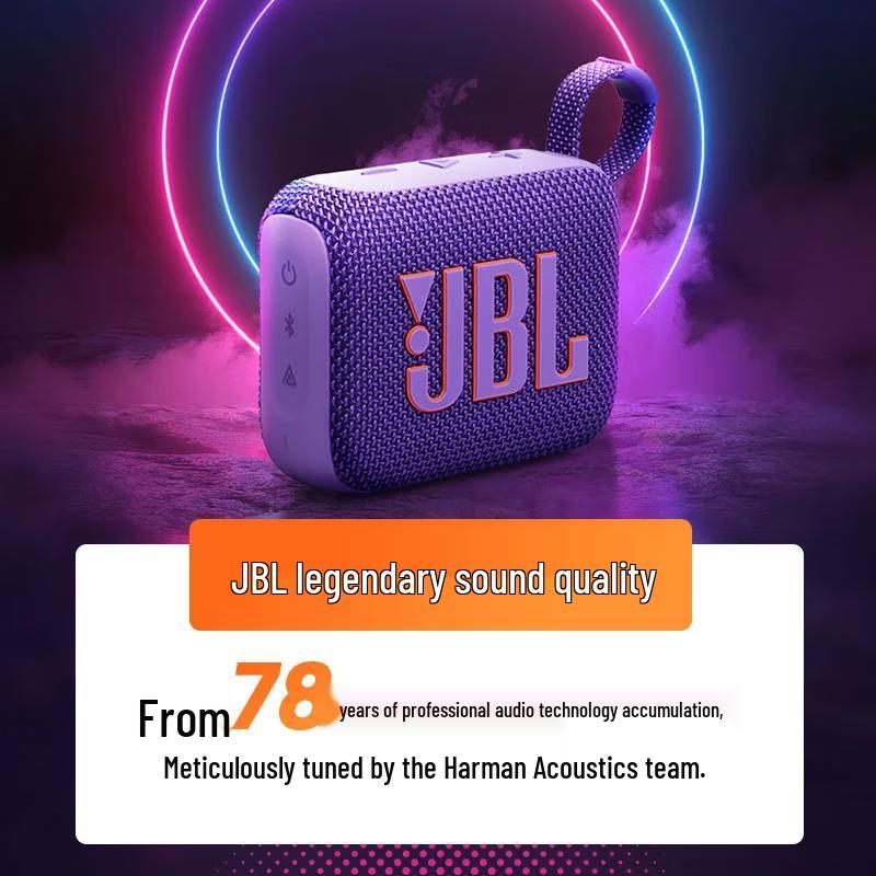 JBL GO4 Portable Bluetooth Speaker CN Plug (adapter Included)