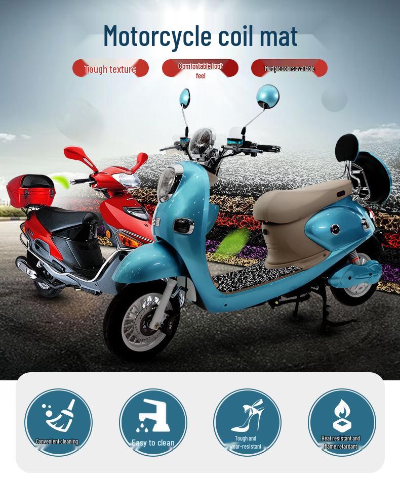 Athena 150 Retro Scooter Women's Waterproof Foot Mat