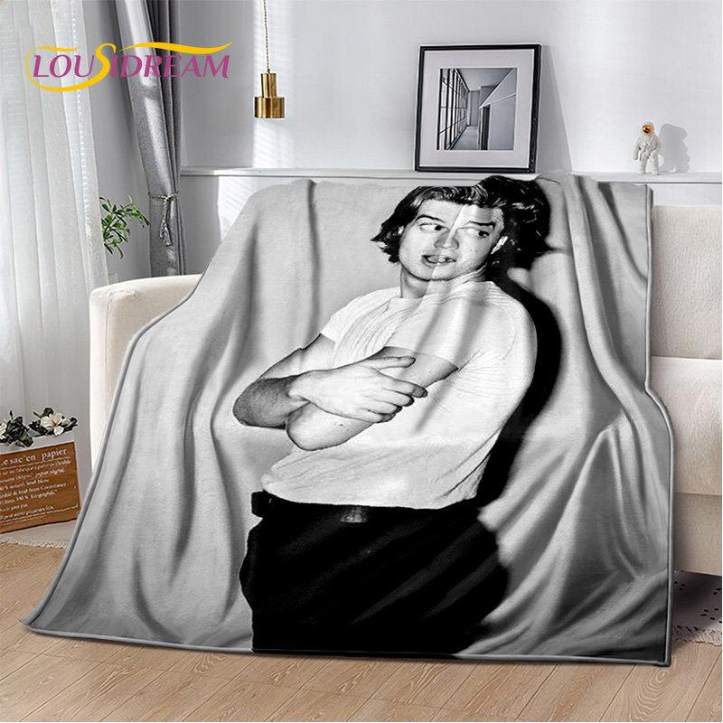 Joe Keery Steve Harrington Soft Plush Blanket,Flannel Blanket Throw Blanket for Living Room Bedroom Bed Sofa Picnic Cover Kids