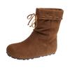 Soft-soled Retro Maillard Stacking Boots Women's New Autumn Platform Short Boots Western Martin Boots