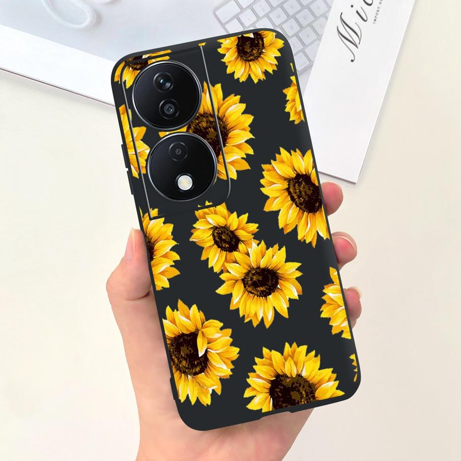 

For Honor X7b 5G Case For Honor X7a 4G Cover New Fashion Flower Leopard Coque Soft Silicone Fundas For Honor X7a X7b 2023 Bumper Honor X7a