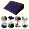 Inflatable Wedge Pillow for Travel Lightweight Lumbar Leg Support Pillow Yoga Posture Cushion Body Positioners Camping Pillow