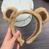 TREETIP Custom Logo Plush Bear Ears Headband Soft Faux Fur 3D Ears Face Washing Makeup Cute Kawaii Sweet 2025 New Hair Hoop