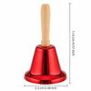 Ornament Christmas Hand Bell Jingle Sound Santa Claus Jingle Bells Metal Handbell  Christmas Party