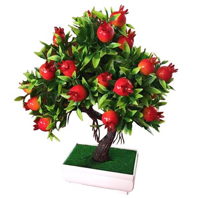 1Pc Topf Künstliche Baum Obst Pflanze Bonsai Bühne Garten Hochzeit Party Decor Weihnachten Ornament