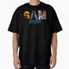 Sam Ryder Klassisches T-Shirt Aufkleber Oversized Vintage Herren Leicht Streetwear Grafik Lässig Designer Kleidung Stilvoll