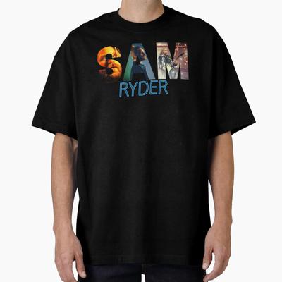 Sam Ryder Klassisches T-Shirt Aufkleber Oversized Vintage Herren Leicht Streetwear Grafik Lässig Designer Kleidung Stilvoll