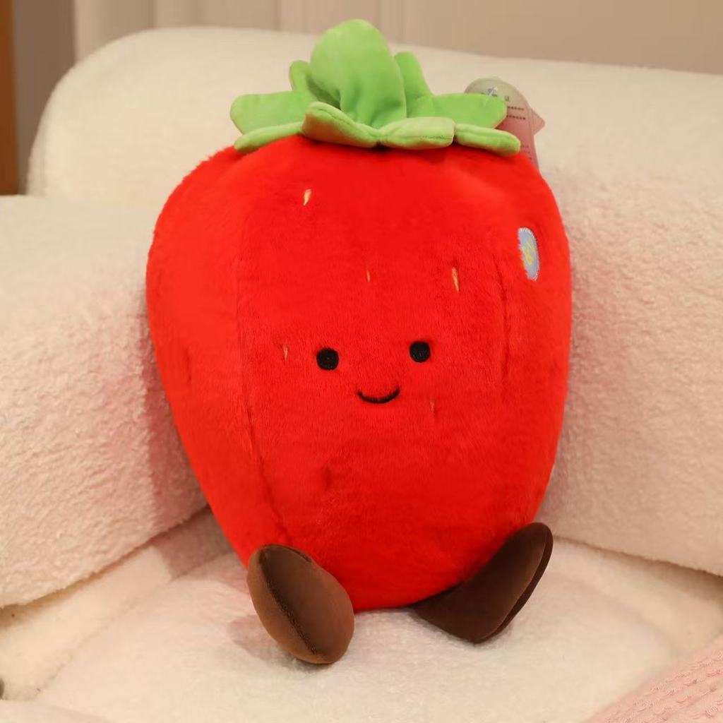 Vegetable Plush Toy Collection For Kids Soft Cotton Filled Cuddle Pillow