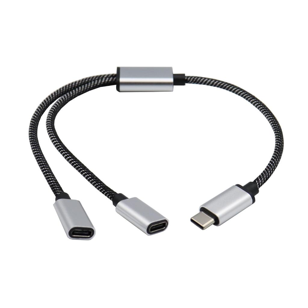 Typ-C Dual Buchse Verlängerung: Handy-/Tablet-Splitter