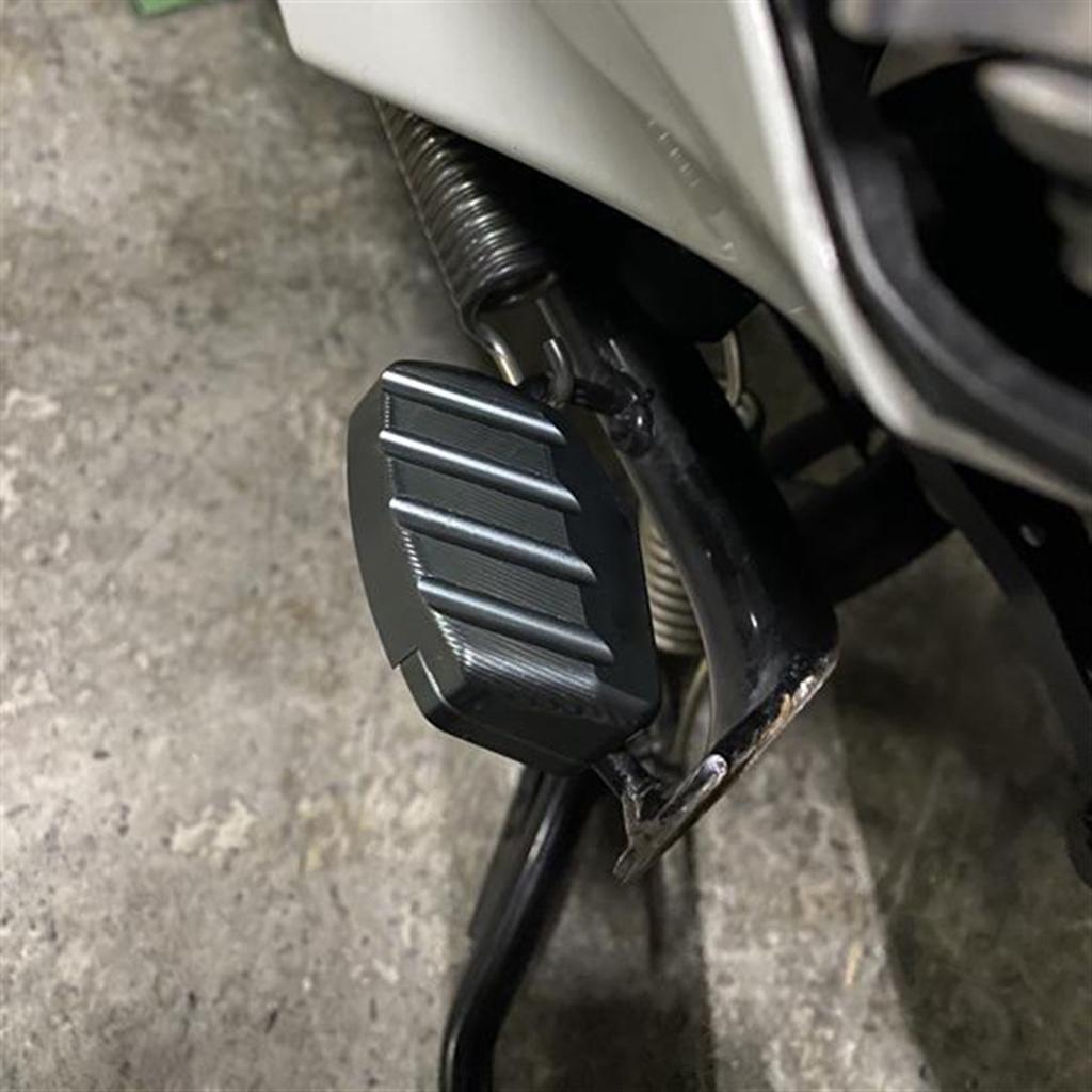 Aluminum Kickstand Auxiliary Foot Side Stand Grip Enlarger Extension Foot Pad Support Motorcycle for Xamx300 125 250 350