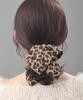 VINGTAINE Square Leopard Print Hair Cute for Adult Scrunchie, Tie, Updos, Women, HS-228