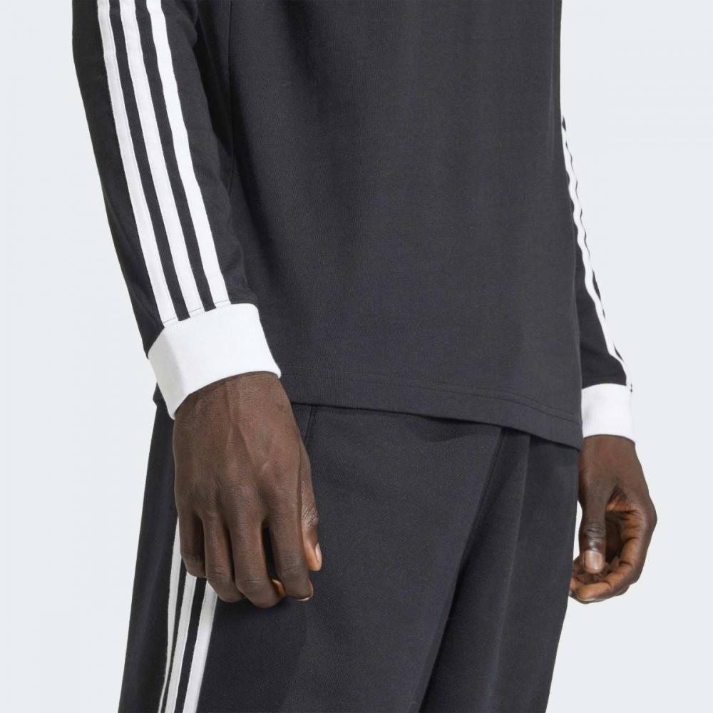Adidas 3 STripe Long Sleeve T shirT Ke3546