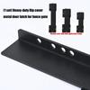 4 Position Adjustable Barn Door Latches Cut Carbon Steel Anti Corrosion Coating For Extreme Weather
