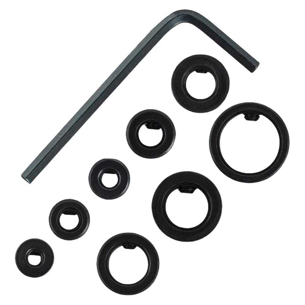 Drill Bit Depth Stopper Limiter Collar Set Adjustable Attachment Limit Ring Stop Control Guide Gauge Position Precision Kit Tool
