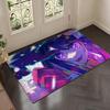 Hit Idol Drama Anime O-Oshi no Kos Floor Mat Soft Thickened Flannel Door Mat Non-Slip Living Room Rug Home Decor