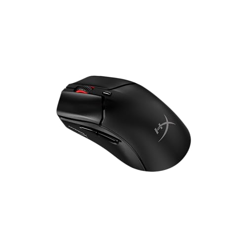 HyperX Pulsefire Haste 2 Mini Wireless Gaming Mouse for PC, Compact and Lightweight (59g), Dual Wireless (Bluetooth/2.4GHz), Rechargeable, Long-Lastin