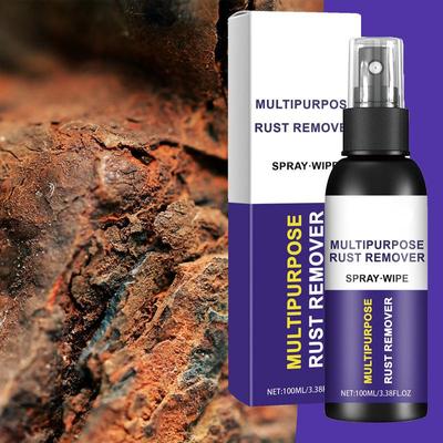 Spray de îndepărtare a ruginii Dispozitiv de îndepărtare a ruginii pentru piese metalice și fier de mașină pentru îndepărtarea petelor de rugină pe unelte și metale pentru curățare și