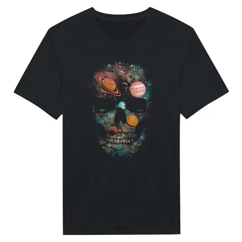 

Mac s Planet Skull Classic Unisex Crewneck T Shirt 3XL