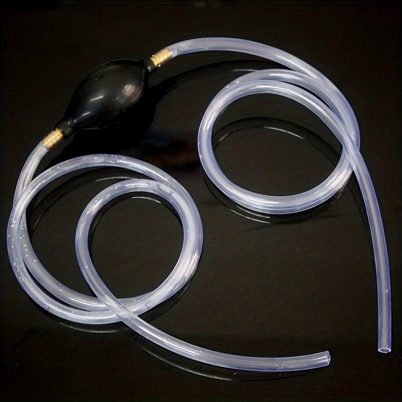 1 Multi-Purpose Portable Suction Pump with Flexible PVC Hose, Suitable for Diesel, Gasoline, Water, and Pool Fuel, Essential Tool for Cars