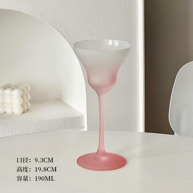 Premium Glass Cup Home Light Luxury Creative Art Slightly Tipsy Cocktail Champagne Cocktail Glass