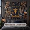 Custom Name Text Tapestry,Bon Jovi Decorative Wall Hanging, Background Tapestry For Home Bedroom