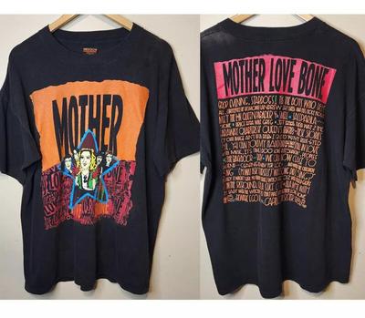 Vintage lata 80. 90. Mother Love Bone REPRINT Koszulka rozmiar S-5XL