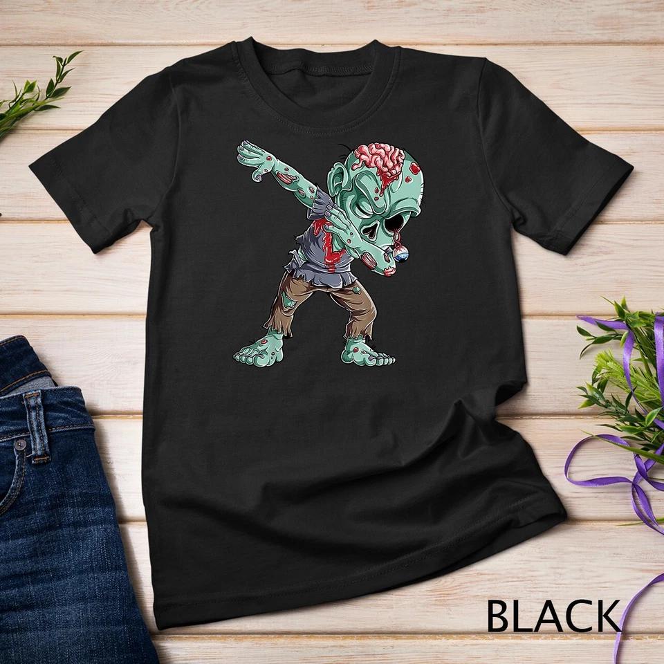 Dabbing Zombie T shirt Halloween Boys Kids Dab Funny Zombies Unisex T-shirt 2 S