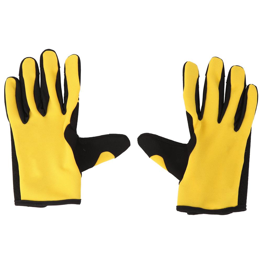 

Riding Gloves Unisex Motorcycle Winter Autumn Spring Bike Breathable Hand Wear for Touch ScreenYellow L жовтий