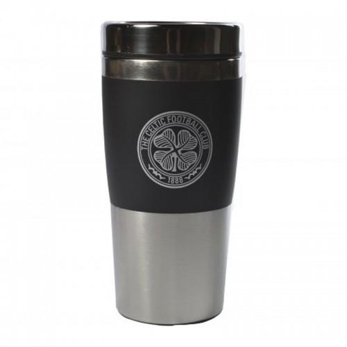 Celtic FC Executive Metallic Travel Handleless Mug