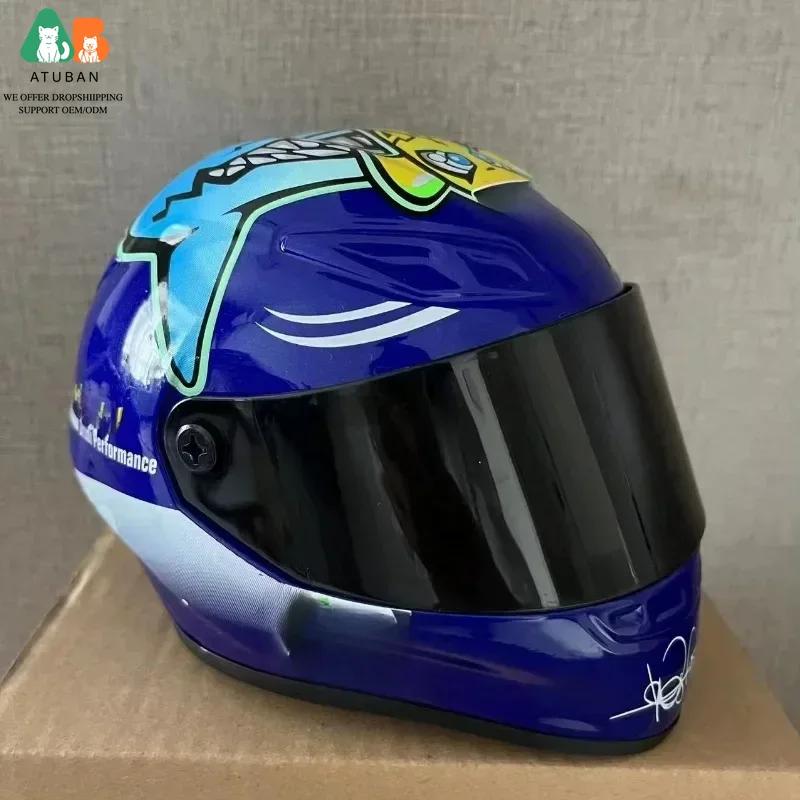 ATUBAN Small Pet Motorcycle Helmet Cat Dog Puppy Mini Helmets,Full Face Motorcycle Helmet Outdoor Head Protecting Pet Hard Hat