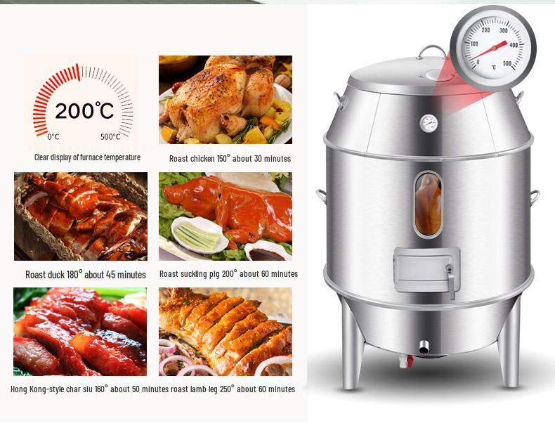 Stainless Steel Short Needle Thermometer for Oven and Barbecue