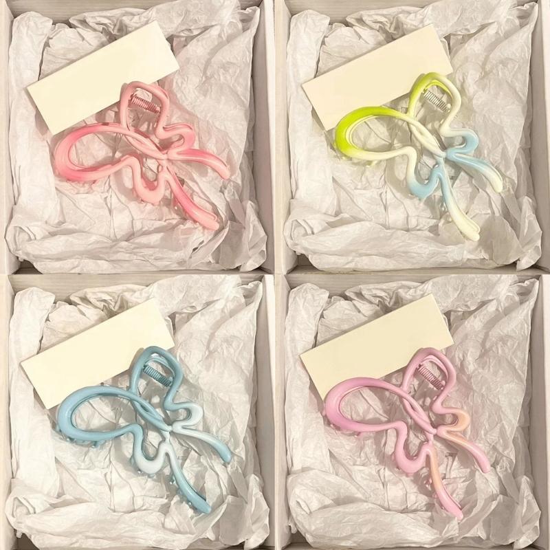 Butterfly Shape Hair Claw Braids Ponytail Woman Skincare Camping Female Hair Clip Elegant Wedding Party Hair Claw