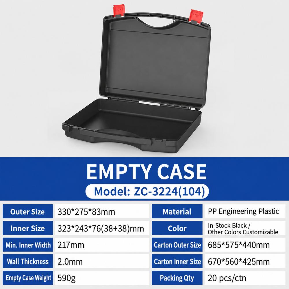1Pcs PP Plastic Plastic Tool Organizer Storage Case  For Household Workshop Car Storage