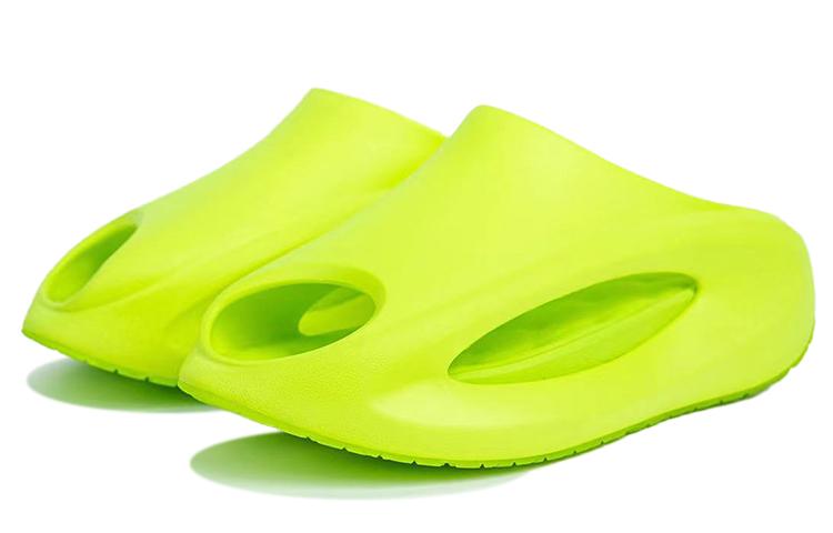 Li Ning Yun You Ocra Quiet Abrasion Resistant Slide Slippers Women's Green AZSS009-6