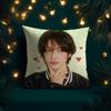 Hot Kpop Style Singer Park W-Wonbin Pillow Case Natural Linen Organic Fabric Double-Sided Printing Breathable Perfect For Home Decor