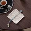 New Beige Color Thermal Insulation Coaster Soft Square Shape Cotton Placemat Cotton Utensil Pads