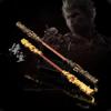 Nowy 22cm Czarny Mit: Broń WuKong Sun Wukong Monkey King Bar Metal Elite Rzeźbione Miecze Peryferia do gier Prezenty świąteczne Zabawki dla dzieci