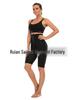 European & American Women's High-Waist Abdomen Control Yoga Pants: Adjustable Button, Hip-Lifting, Body-Shaping Fitness Leggings
