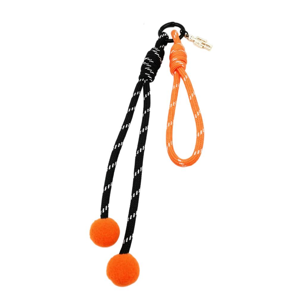 Halloween Pumpkin Keychain with Bat Charm and Rope Design Durable Lightweight Accessory for Bags and Keys Suitable for Seasonal Decoration