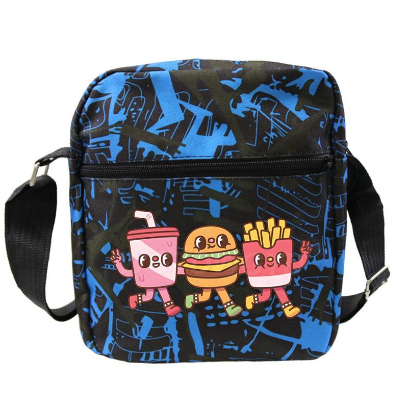 New student fashion shoulder bag personalized printing children's portable multifunctional messenger bag